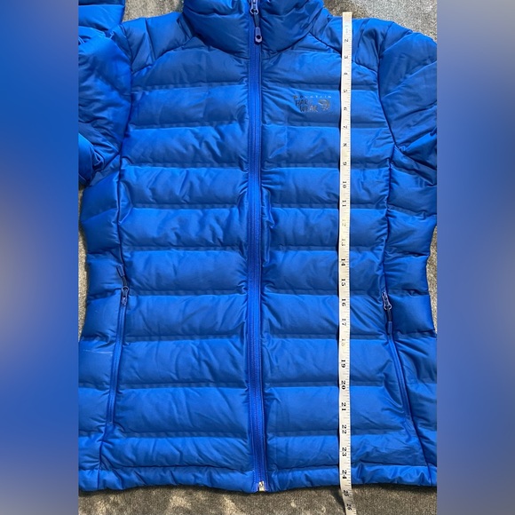 Mountain Hardwear Blue Down Puffer Jacket Women’s Size Medium - Picture 6 of 8